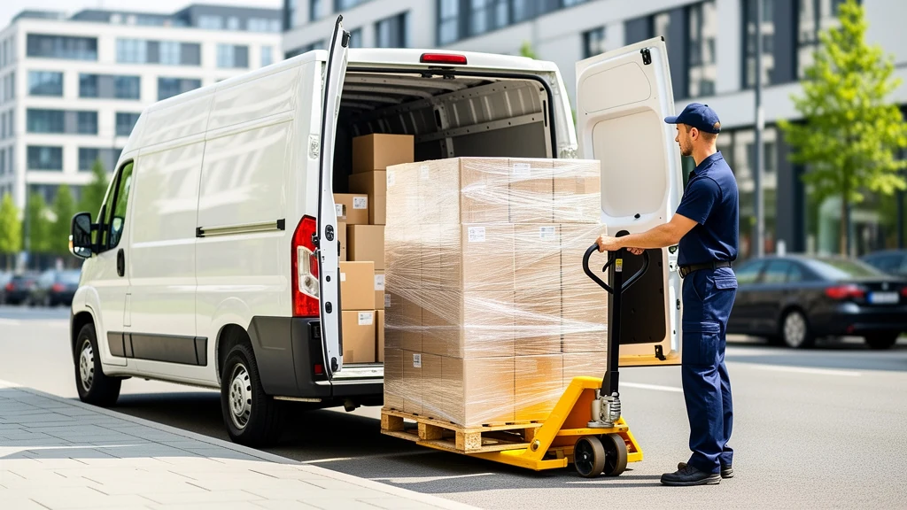 Kurier transportu paletowego — Luboń